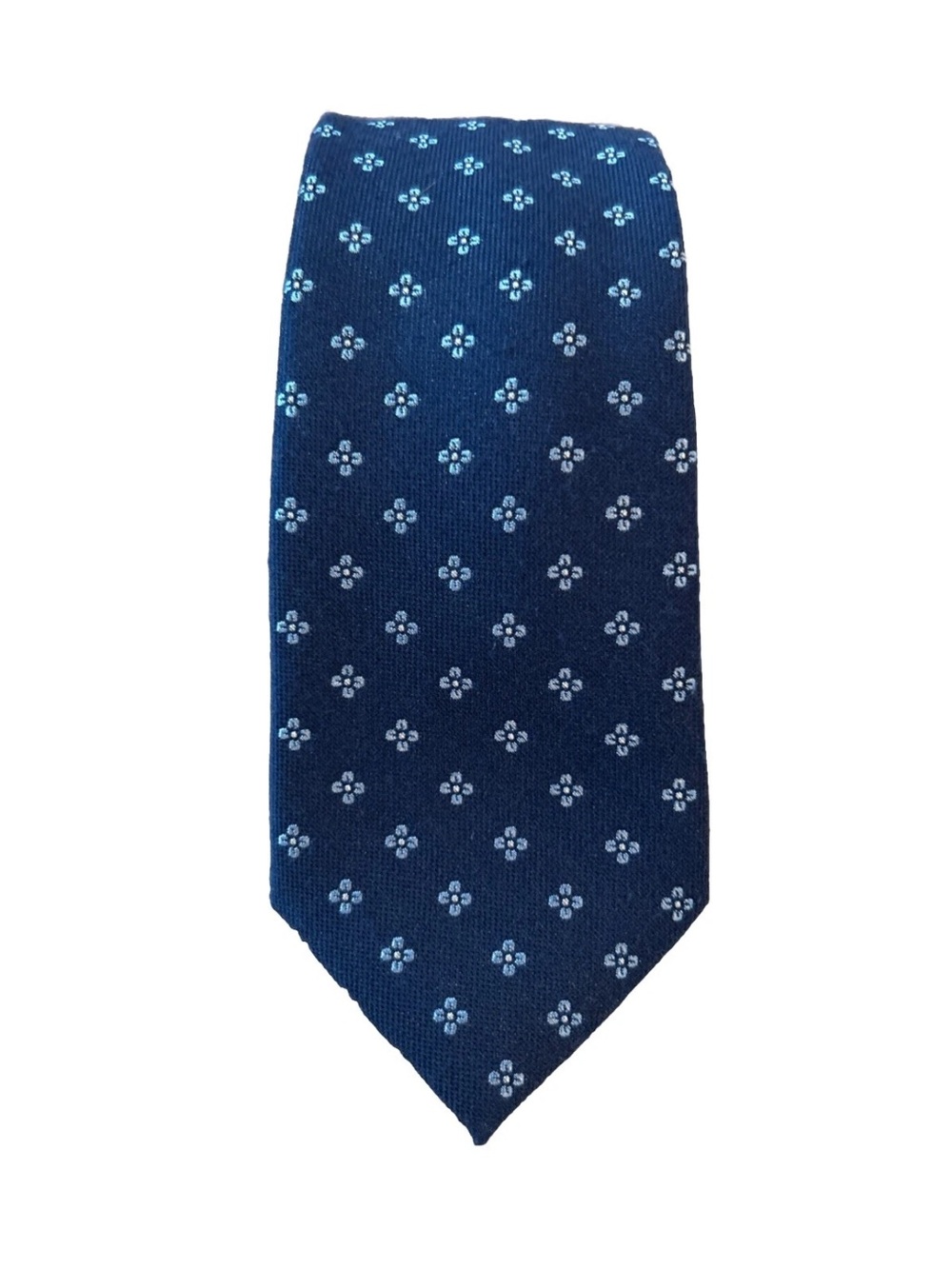 Lauren Ralph Lauren Classic Navy Floral Pattern Men’s Tie Silk Blend Preppy Tie